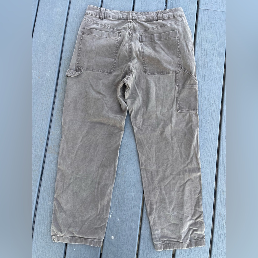 Abercrombie & Fitch Jeans Men’s 33x29 Brown Carpenter Athletic Loose Y2K - Picture 5 of 9